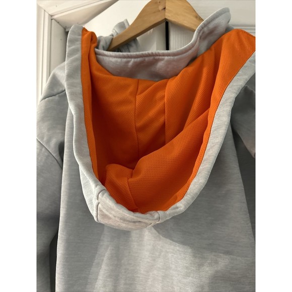 America’s Turkey Trot Thanksgiving Hoodie Men’s Gray Full Zip 2XL Running Man - Picture 9 of 11